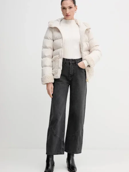 Pepe Jeans jeansy high waist szare