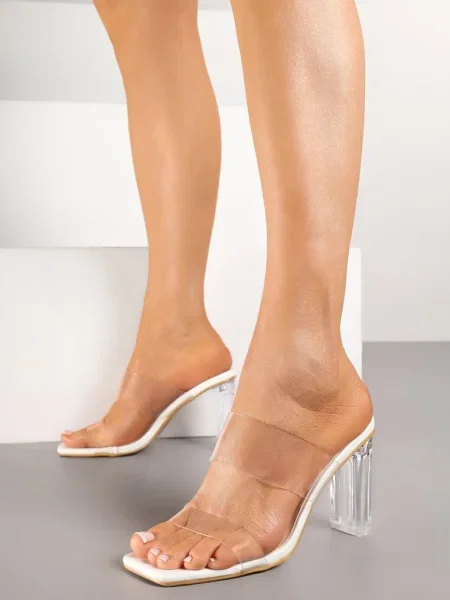 Papuci Galinda Albi alb