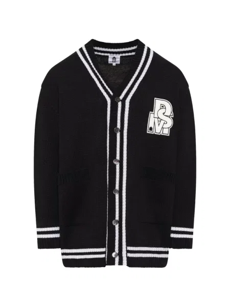 Cardigan Dover Street Market streetstyle cu autograf negru