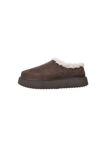 INUIKII Botine CLASSIC MICRO maro închis / murdar alb