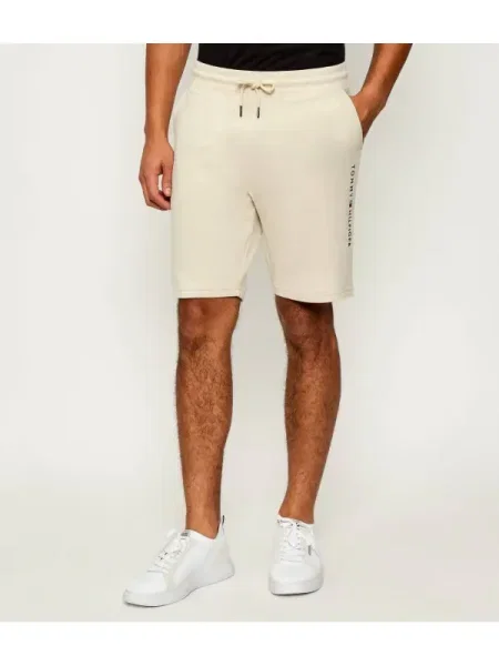 Tommy Hilfiger Pantaloni scurți sport Écru bej