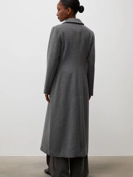 Answear.LAB eleganten plašč z volno siva