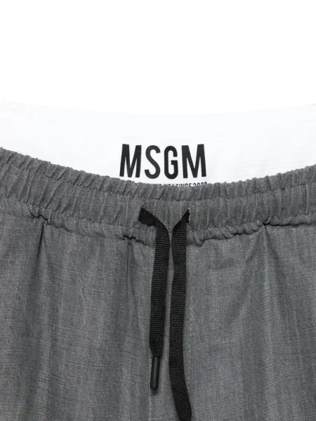 Spodnie dziecięce Msgm szare