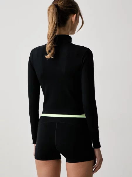Nike longsleeve treningowy One Fitted czarna
