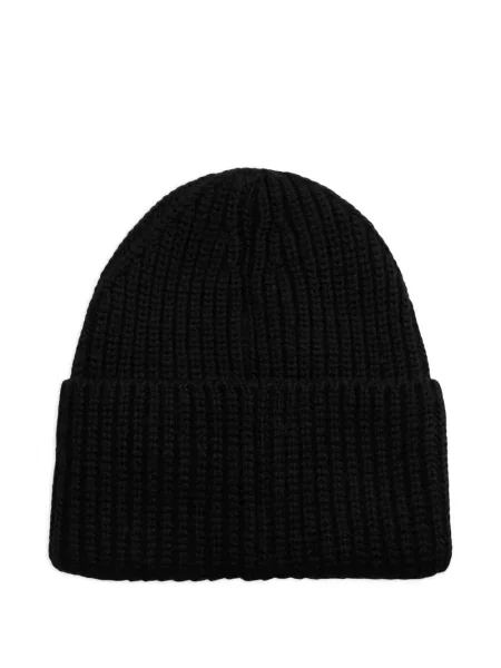 Căciulă Woolrich tricotate cu autograf negru