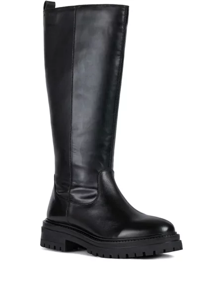 Botine Geox din piele negru