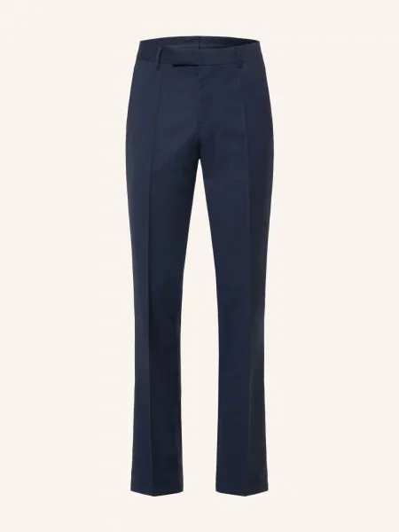 Boss Oblekové Kalhoty H-Genius Slim Fit dark blue modré