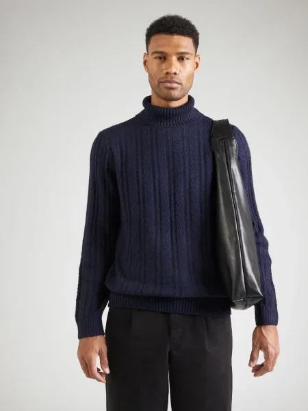 JACK & JONES Sveter JPRBLATrent tmavomodrá