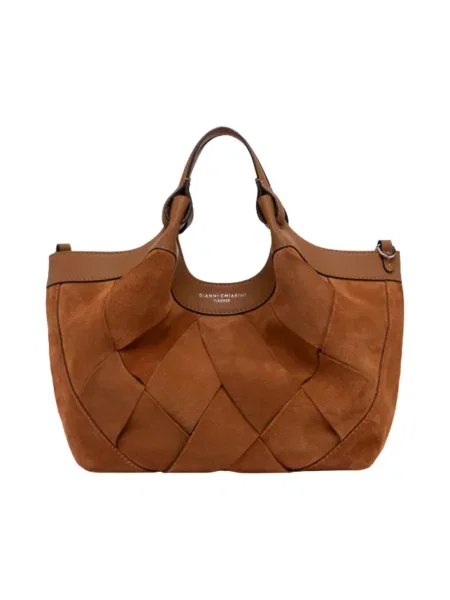 Torebka Gianni Chiarini skórzana brązowa