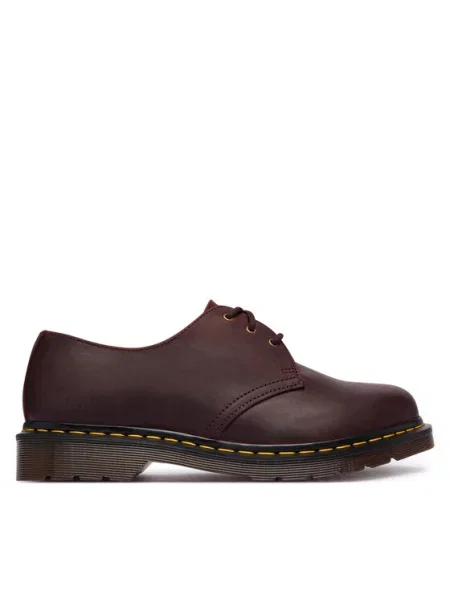 Dr. Martens Pantofi 3 Eye Crazy Horse Vișiniu