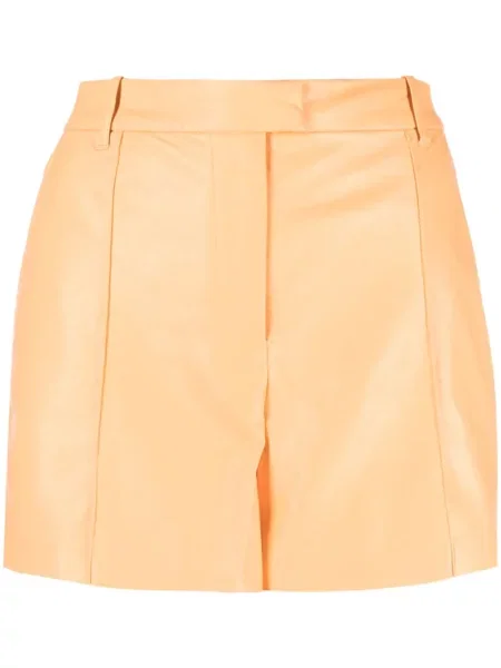Szorty Stand Studio skórzane pomarańczowe