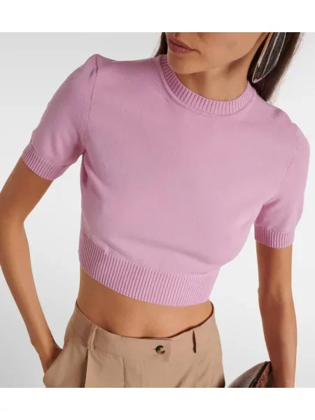 Cropp pulover Sportmax tricotate violet