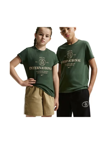 Tricou copii Nike verde