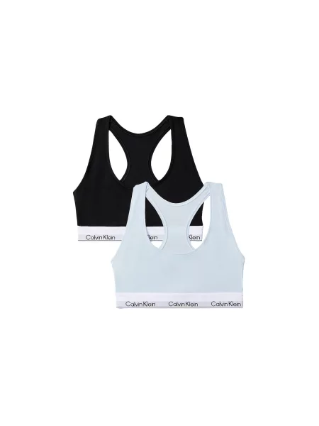 Calvin Klein Underwear Sutien albastru deschis / negru alb