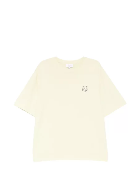 Tricou Maison Kitsune galben