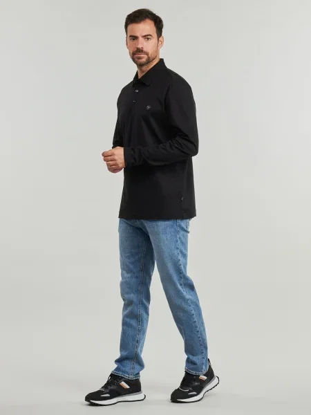 Tricou polo Boss negru