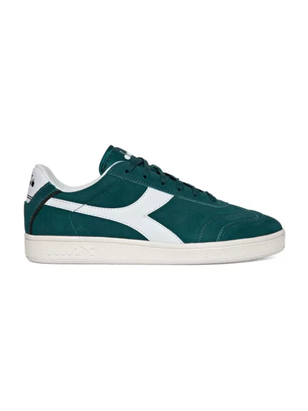 Sneakersy Diadora skórzane casual zielone