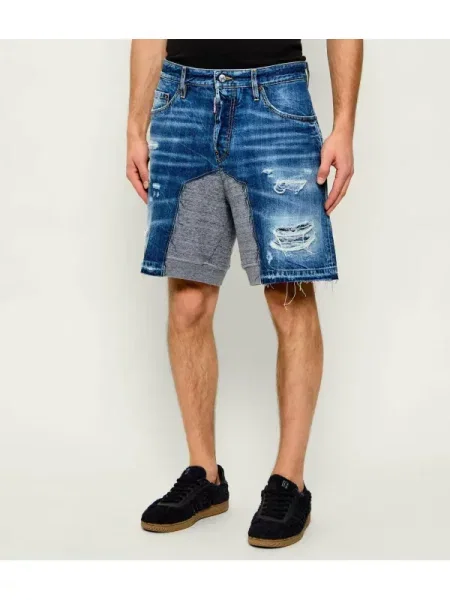 De blugi pantaloni scurți Hybrid | Relaxed fit albastru