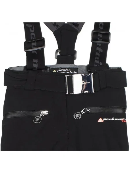 Pantaloni de schi copii Peak Mountain negru