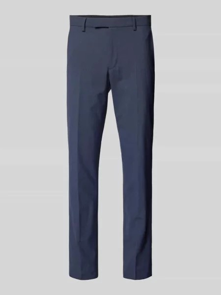Spodnie do garnituru o kroju slim fit w kant model ‘Ryan’ Pierre Cardin