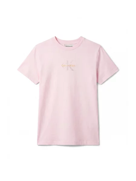 Calvin Klein Jeans Tričko CLASSIC sépiová / svetlosivá ružová