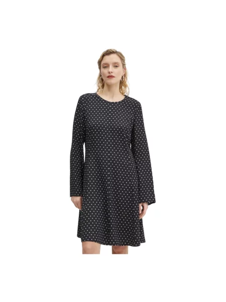 Sukienka Marc O'polo w grochy czarna