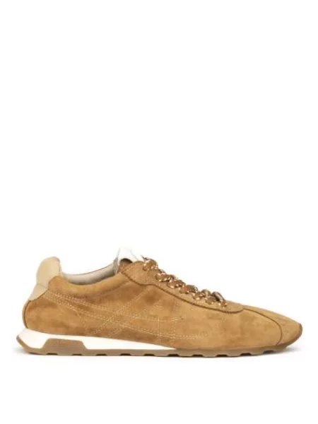 Sneakersy Ash skórzane brązowe