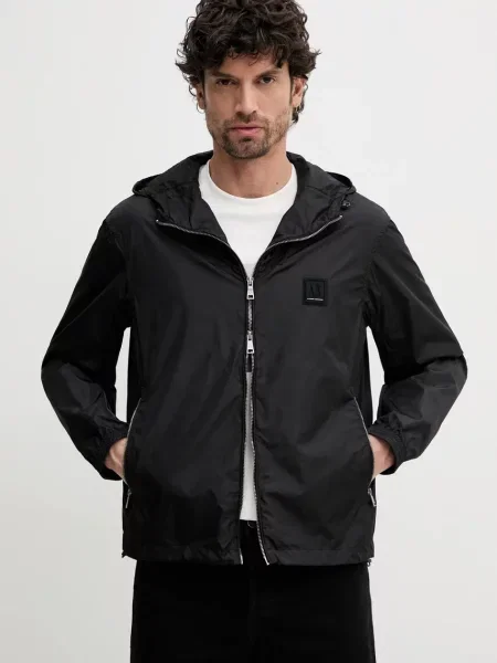 Geacă de tranziție Armani Exchange negru