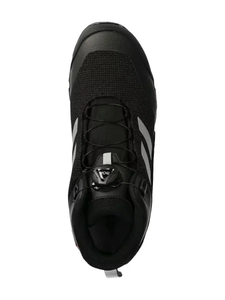 Pantaloni Adidas cu glugă cu dungi alergare negru