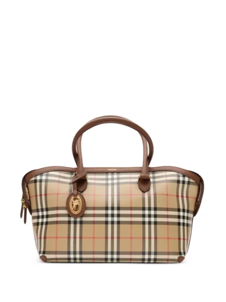 Geantă shopper Burberry în carouri