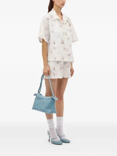 Pantaloni scurți Msgm cu model floral cu imagine