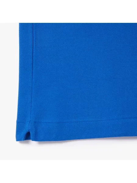 Lacoste Koszulka Polo Oryginał Petit Piqué niebieska