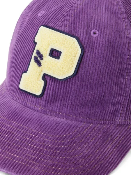 Șapcă Polo Ralph Lauren cu broderie de catifea cord clasică negru