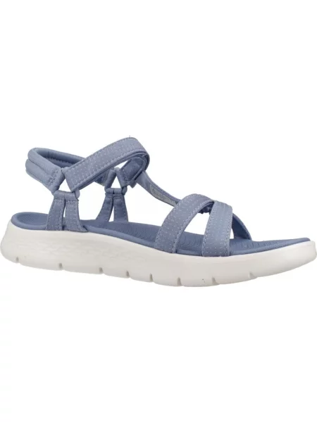 Sandały SKECHERS GO WALK FLEX SANDAL niebieski