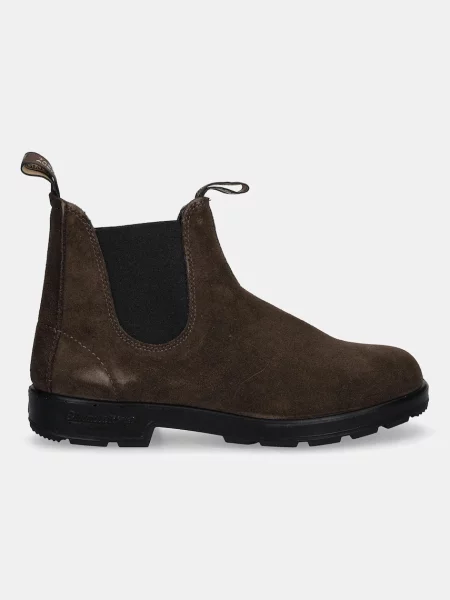 Замшеві черевики Blundstone коричневий
