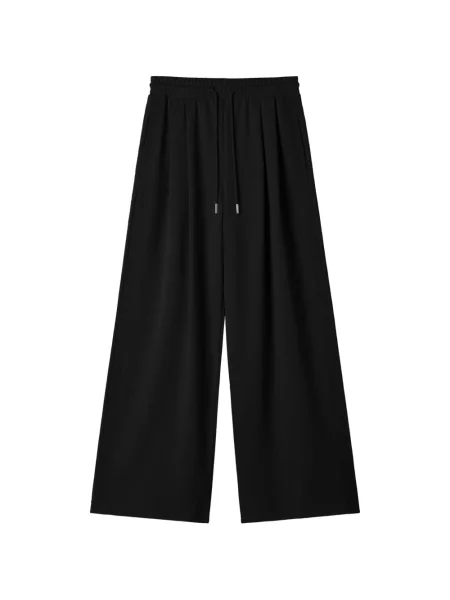 Șnur de strângere pantaloni palazzo B+ab negru