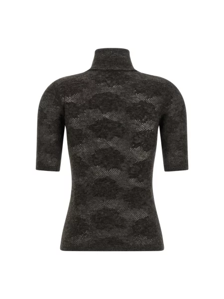 Sweter Brunello Cucinelli brązowy