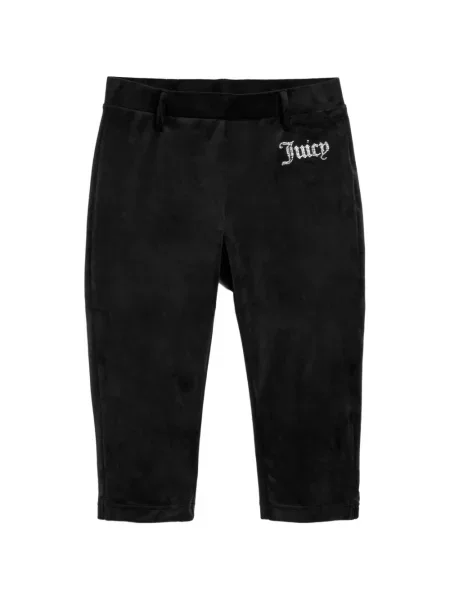 Pantaloni Juicy Couture cu autograf negru