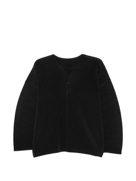Lung tricou Homme Plisse Issey Miyake negru