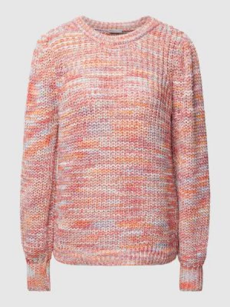 Sweter z dzianiny z efektem melanżu model ‘Linda’ Fransa