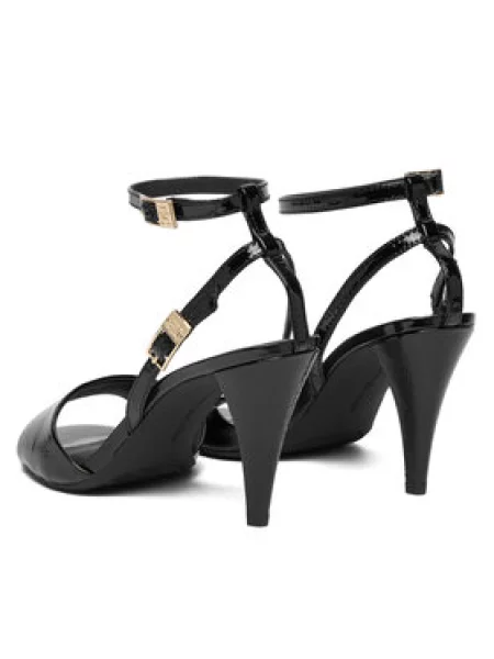 Tommy Hilfiger Basutės Th Elegant Patent Sandal juoda