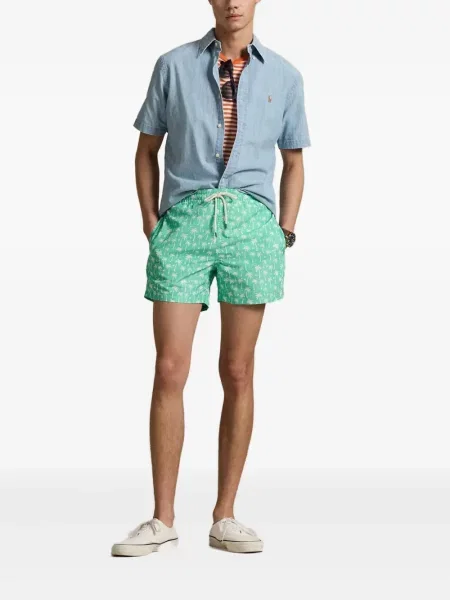Slip de baie Polo Ralph Lauren verde