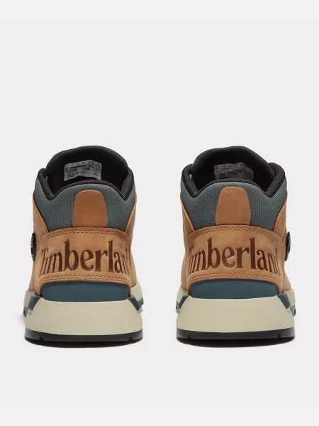 Ботинки Timberland из нубука коричневые