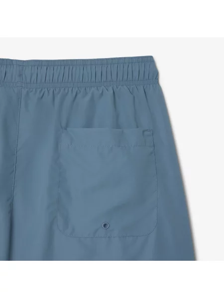 Lacoste Monochromatyczne Kąpielówki niebieskie