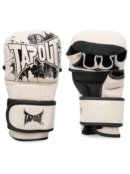 Tapout Sportske rukavice RUCTION ecru/prljavo / crna bijela