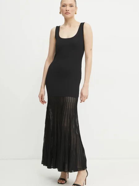 MICHAEL Michael Kors rochie maxi evazati negru
