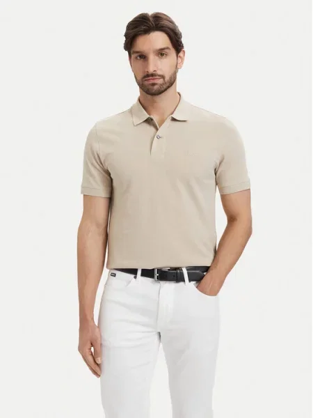 BOSS Polo marškinėliai Pallas smėlio