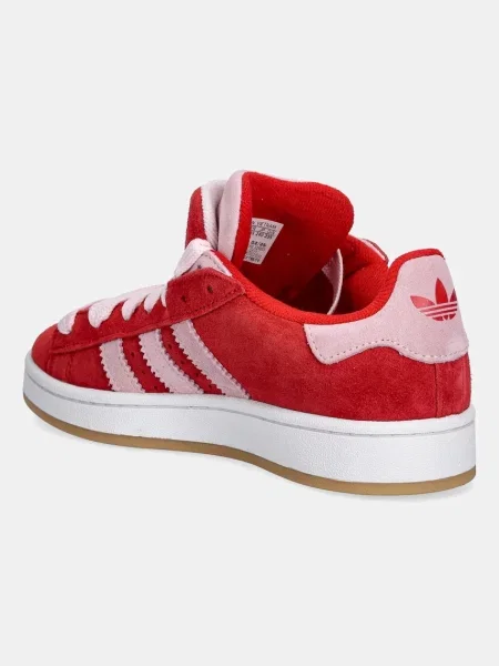 Semišové tenisky adidas Originals Campus Double červené