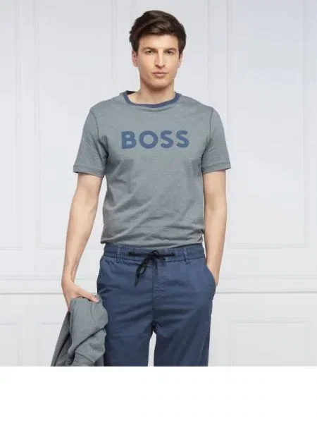 BOSS ORANGE Tricou TeIndi albastru