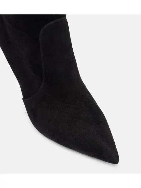 Cizme Gianvito Rossi din piele de căprioară negru
